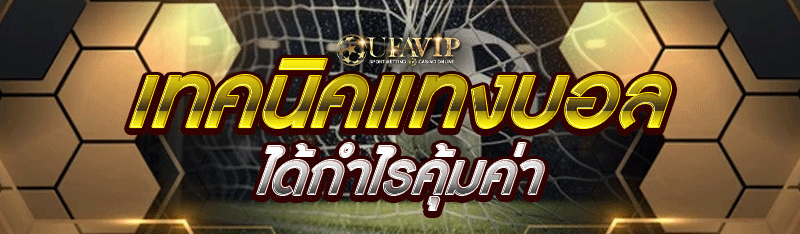 เทคนิคแทงบอล ได้กำไรคุ้มค่า